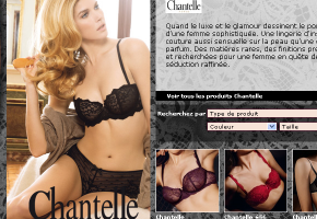 chantelle accueil 290x200 Chantelle Soldes: Lingerie Chantelle en solde
