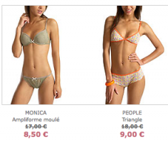 soldes etam soutien gorge 236x200 Lingerie Solde : Les Soldes Etam   Spécial Soutien Gorges