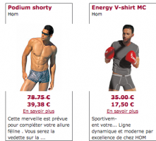 soldes hom slips 221x200 50% de remise sur les sous vêtements HOM et Diesel   Soldes Slips