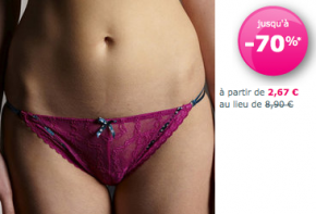 soldes la redoute lingerie 290x197 Solde Lingerie Femme : Deuxième demarque chez ETAM, La Redoute, QUELLE et Kiabi