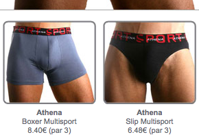 boxer athena Boxer Athéna et Slip Athéna, collection 2009 présentée par Hyper Undies