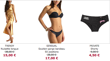 etam lingerie soldes Soldes ETAM Lingerie : profitez de la 2ème démarque pour votre Cadeau Saint Valentin
