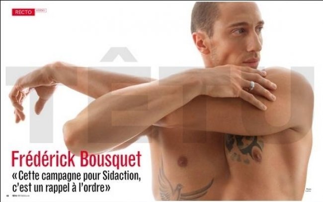 frederic bousquet en slip Le nageur Frédérick Bousquet en boxer Kenzo pour le magazine Têtu