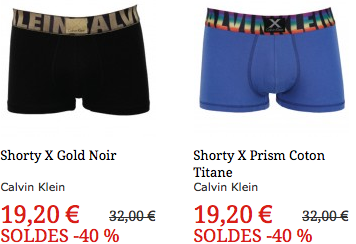soldes CK inderwear Soldes Hiver 2011 Vêtements Homme, sélection en Boxer Homme