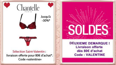 Saint Valentin 20124 3 idées cadeaux en lingerie de charme dans le rayon Saint Valentin 2012 de Orcanta
