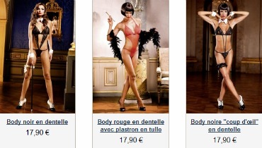baci Idée cadeau femme St Valentin 2012 : petits prix chez Baci Lingerie