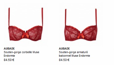 bannièreban Cadeau St Valentin 2012 pour Femme : Red et Black Valentine sur www.bodyandco.com