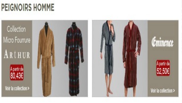 peignoirs homme intro Idée Cadeau Homme Saint Valentin 2012 : un peignoir homme moelleux pour se lover dans les bras de son chéri