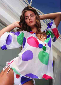 cotton club top ronds Invasion de Maillots Fluos chez Cotton Club